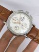Swiss Knockoff IWC Schaffhausen Watch SS Brown Leather (2)_th.jpg